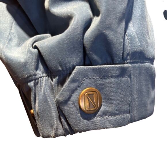 Men's Newport Harbor Blue Light Weight, Lined Suede Feel Golf Jacket, Size L - Picture 4 of 7
